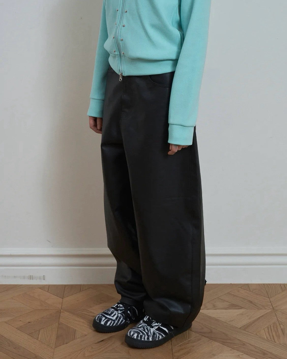 【SETUP-EXE】BACK-STITCH COATED PANTS