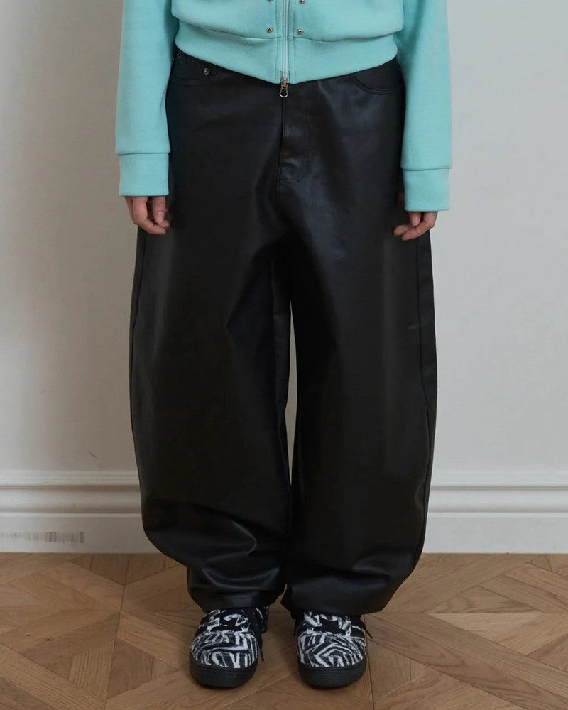 【SETUP-EXE】BACK-STITCH COATED PANTS