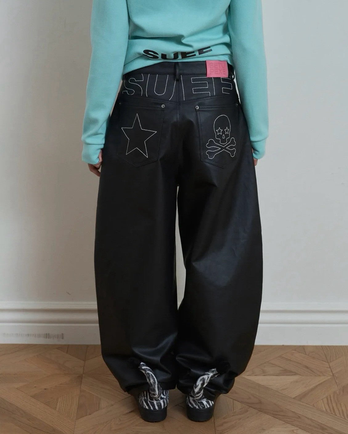 【SETUP-EXE】BACK-STITCH COATED PANTS