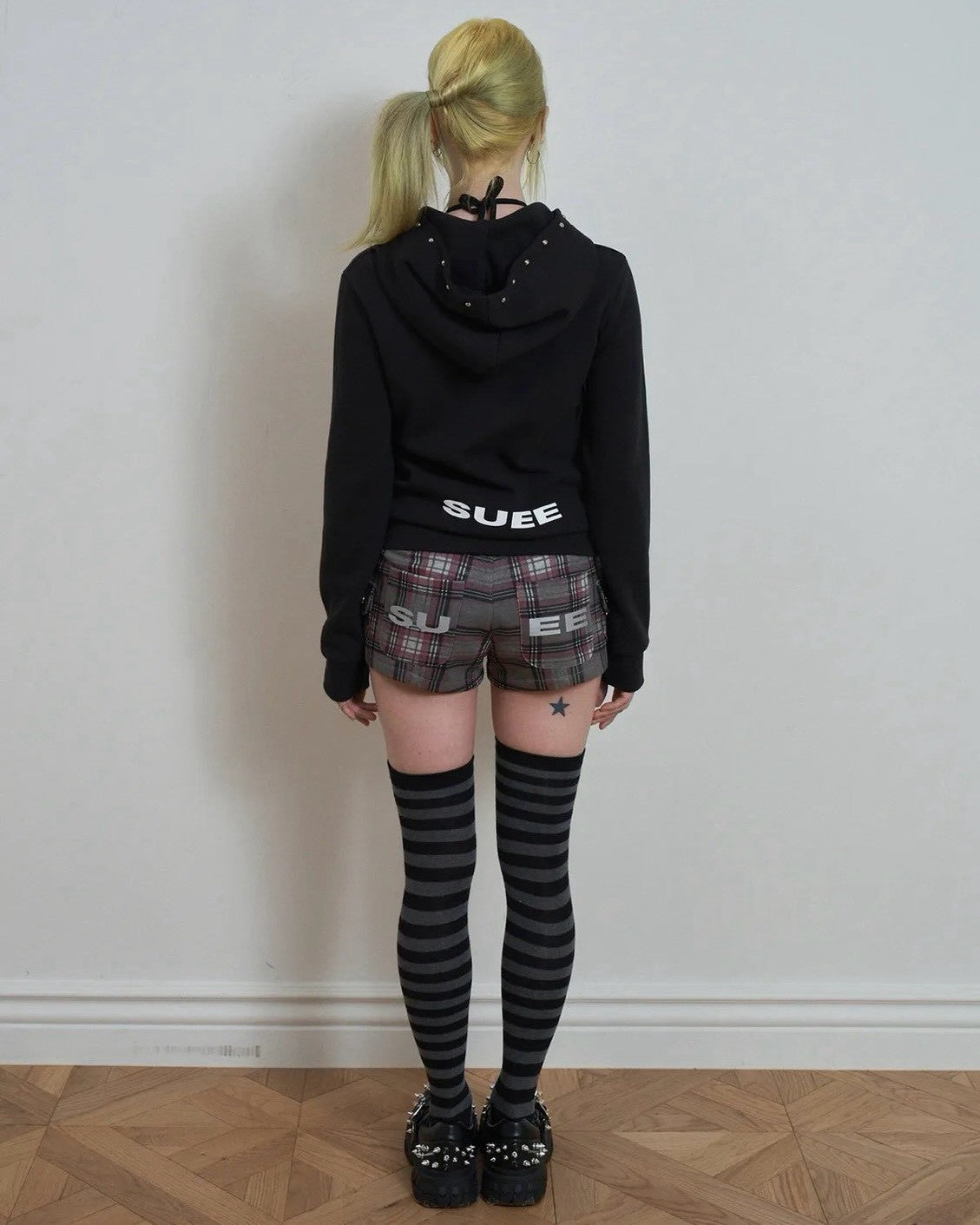 【SETUP-EXE】SKULL RABBIT SLIM HOODIE ZIP-UP
