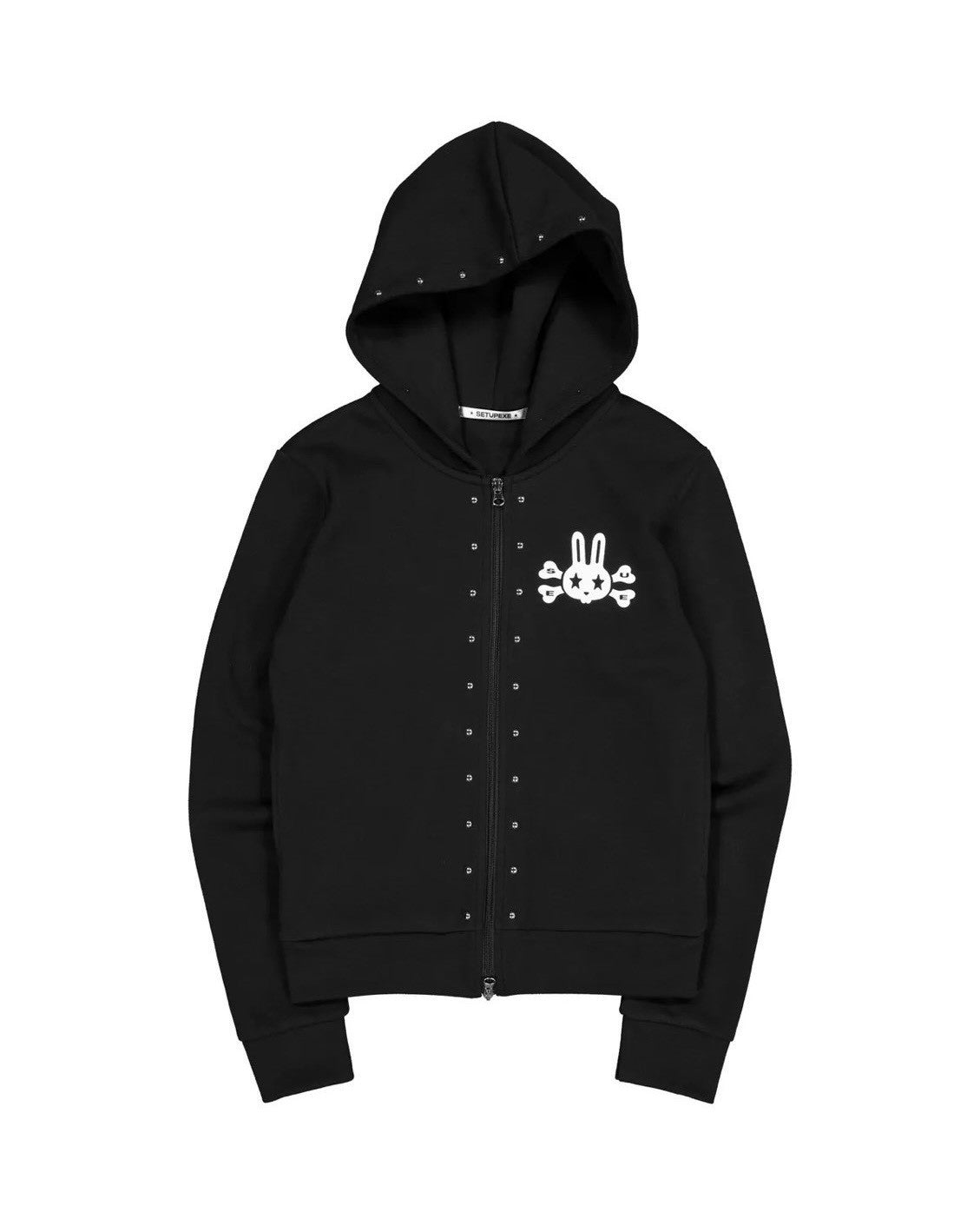 【SETUP-EXE】SKULL RABBIT SLIM HOODIE ZIP-UP