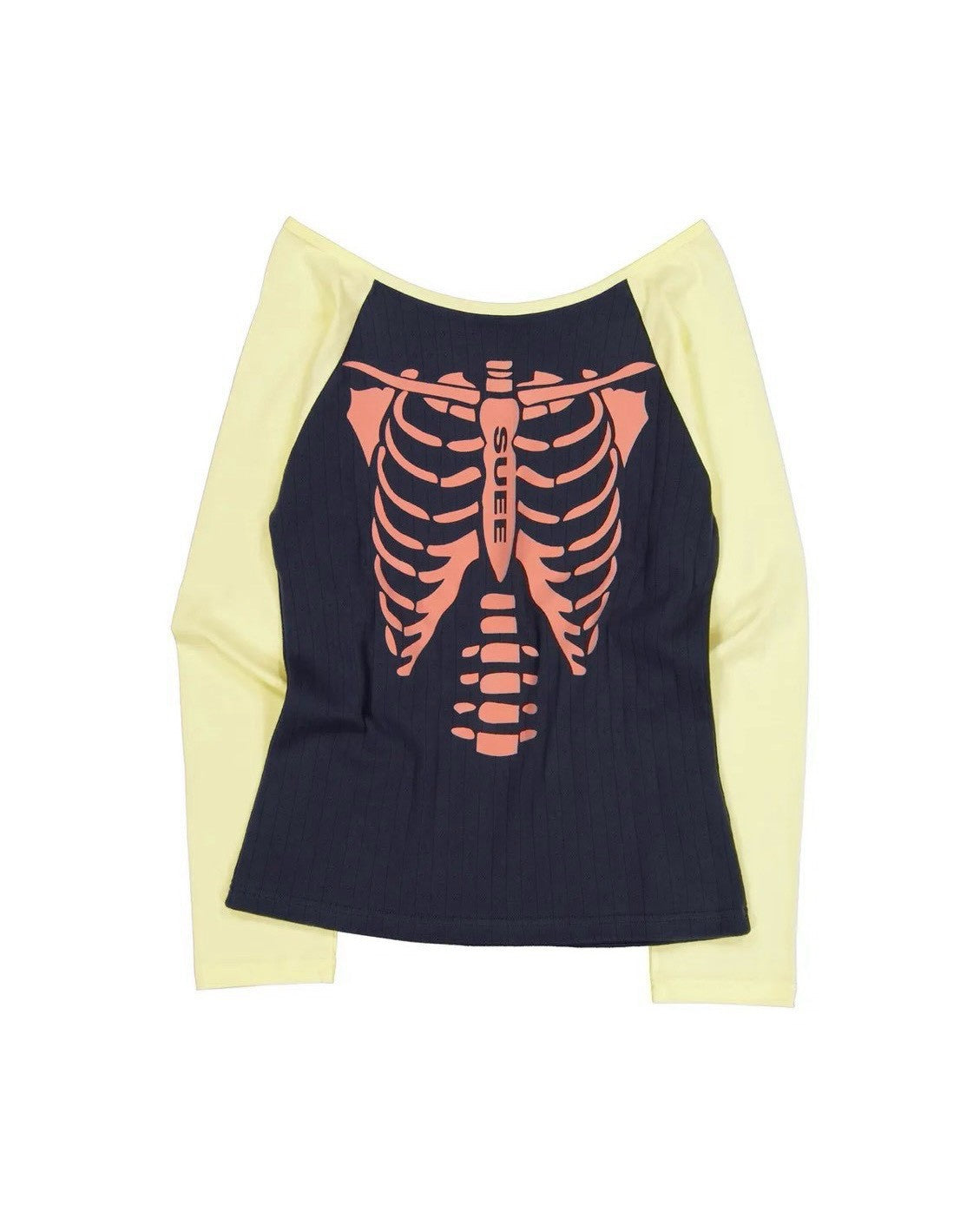 【SETUP-EXE】SKELETON RAGLAN TOP