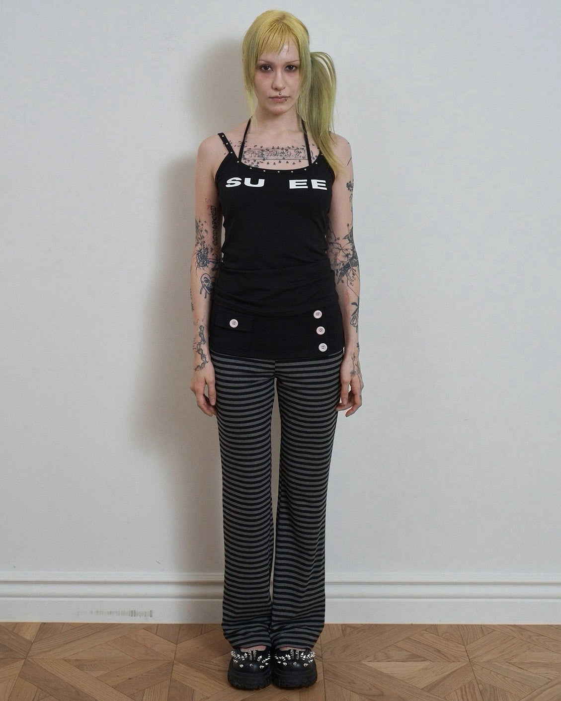 【SETUP-EXE】SU EE STUDDED SLEEVELESS