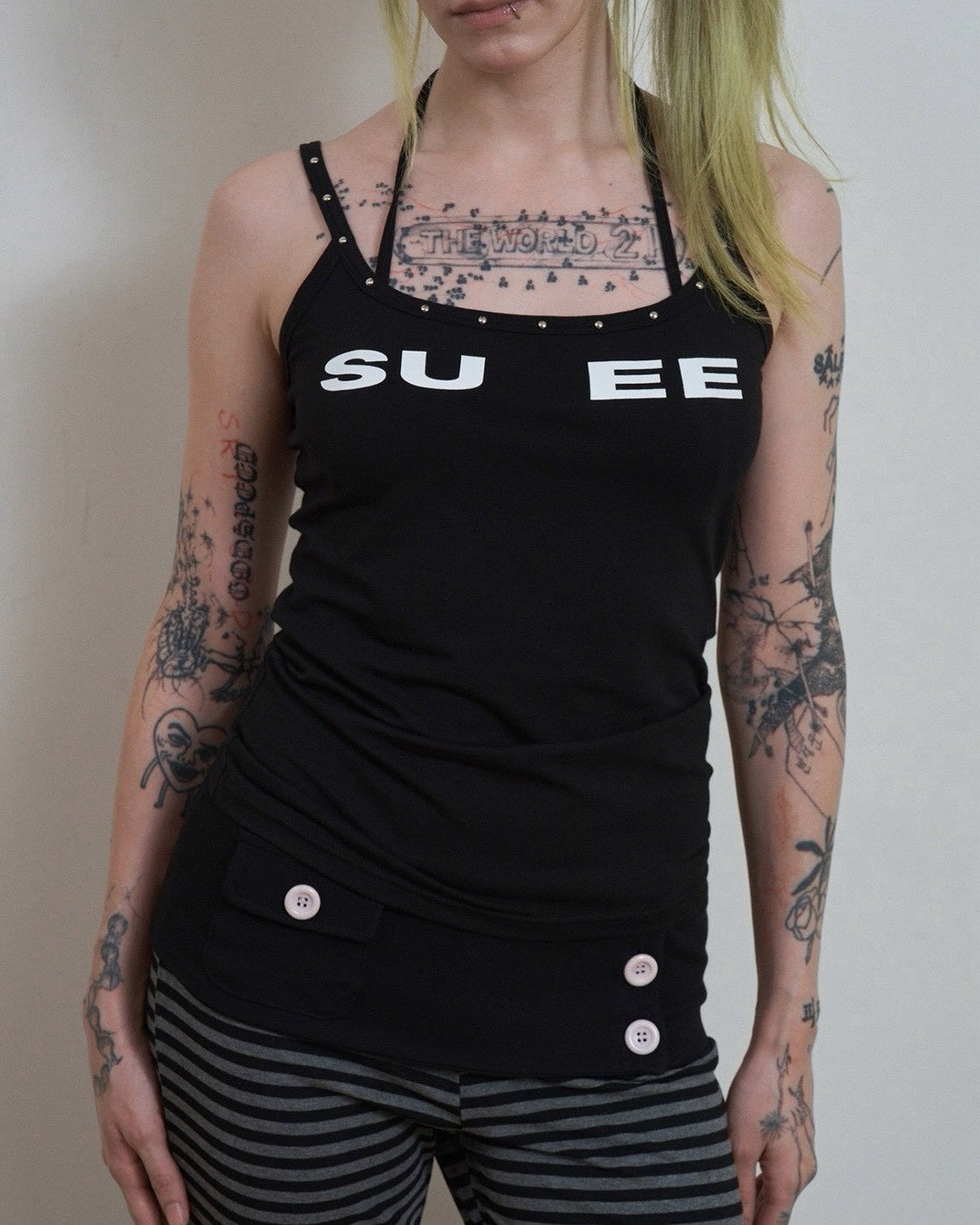 【SETUP-EXE】SU EE STUDDED SLEEVELESS