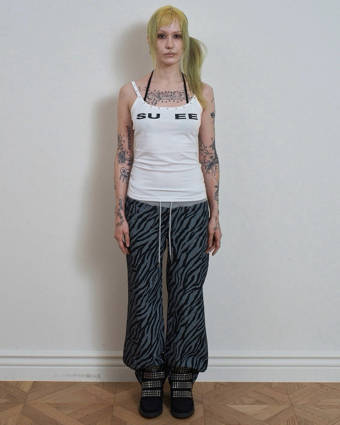 【SETUP-EXE】SU EE STUDDED SLEEVELESS