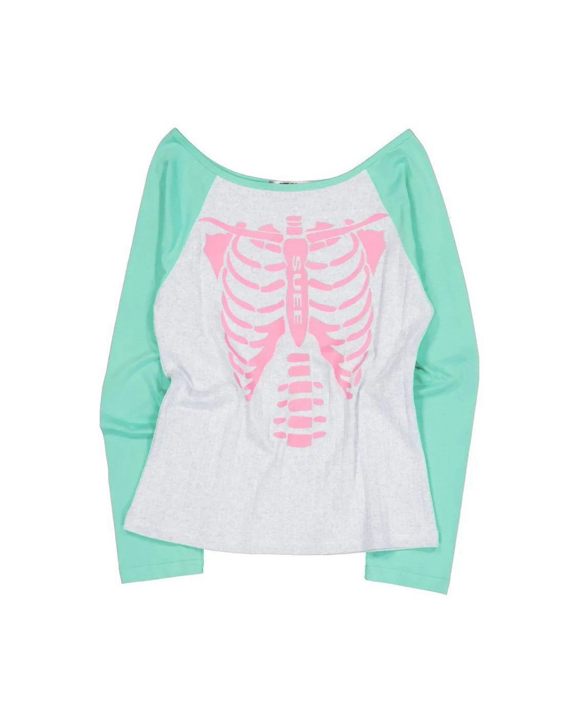 【SETUP-EXE】SKELETON RAGLAN TOP