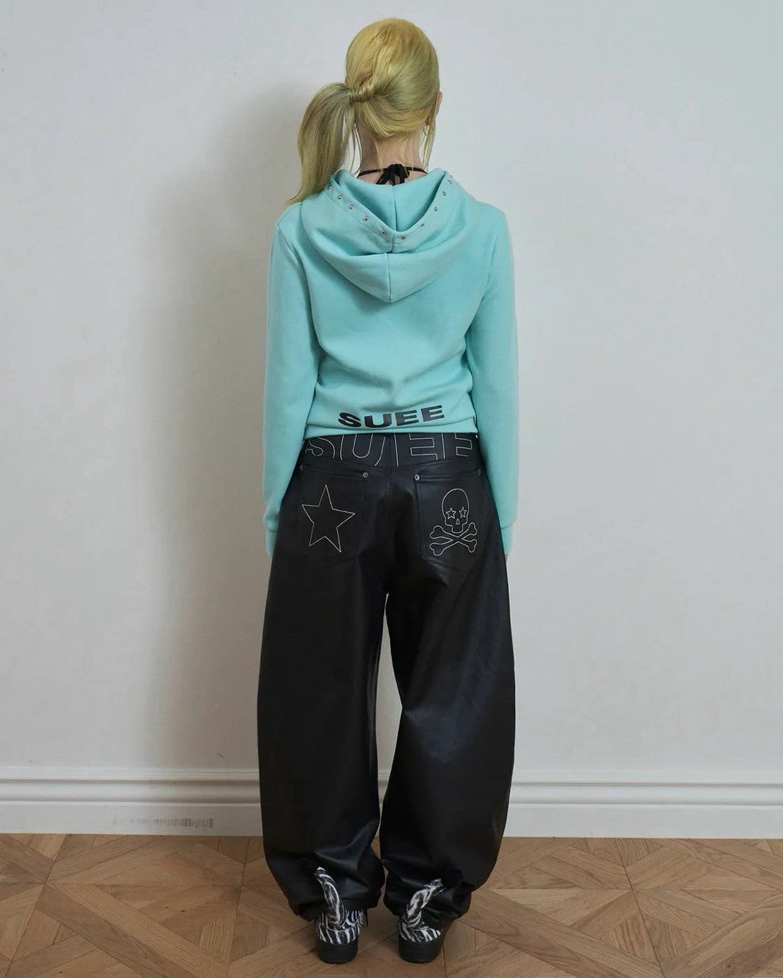 【SETUP-EXE】SKULL RABBIT SLIM HOODIE ZIP-UP