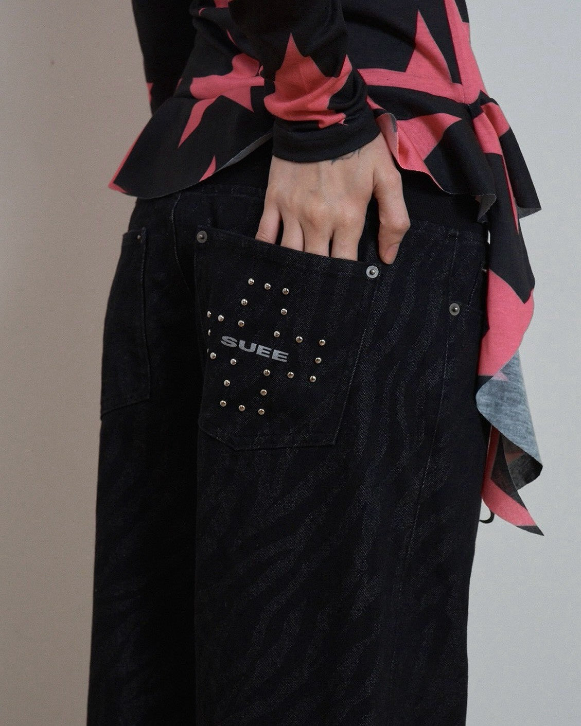 【SETUP-EXE】ZEBRA DENIM PANTS