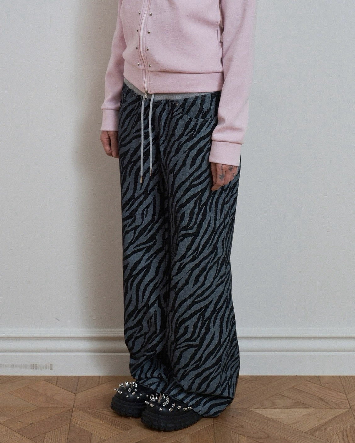 【SETUP-EXE】ZEBRA DENIM PANTS