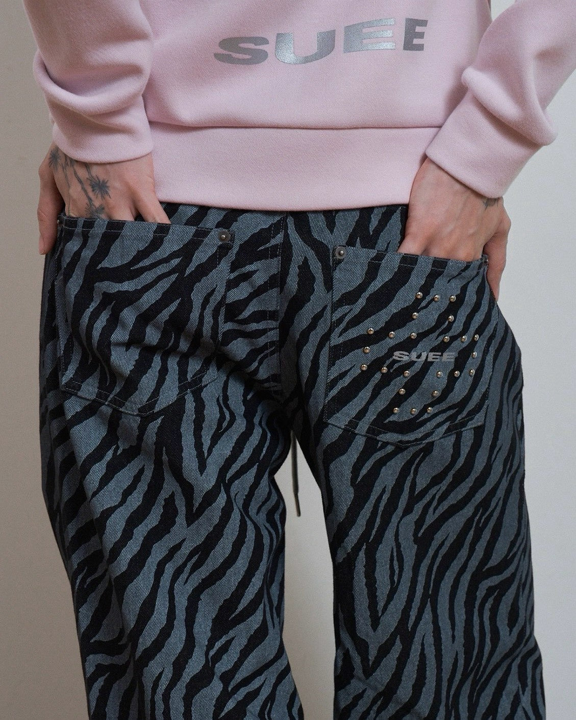 【SETUP-EXE】ZEBRA DENIM PANTS
