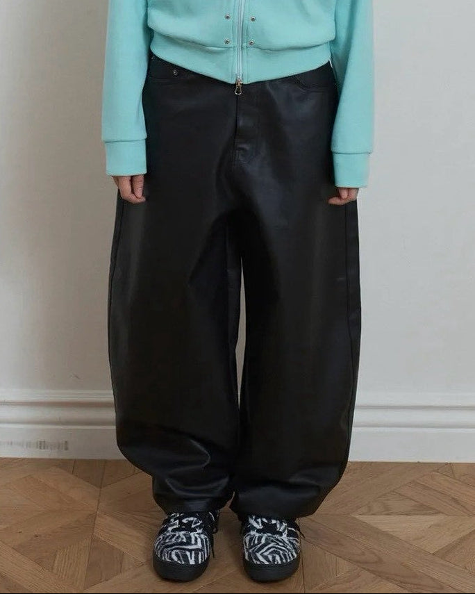 【SETUP-EXE】BACK-STITCH COATED PANTS