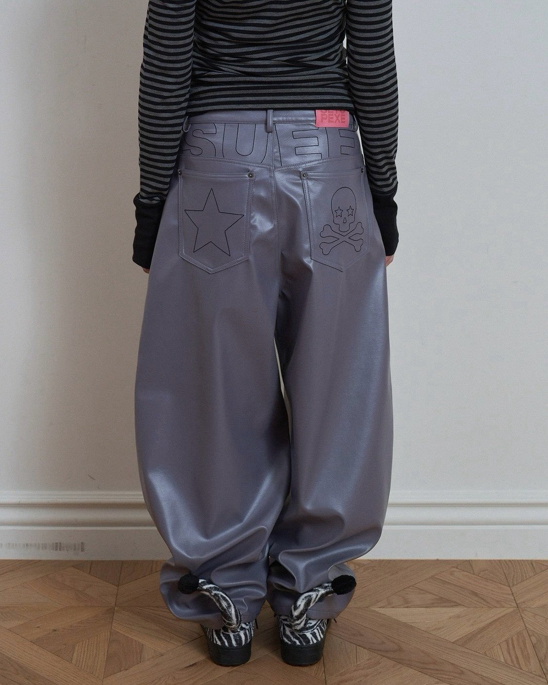 【SETUP-EXE】BACK-STITCH COATED PANTS