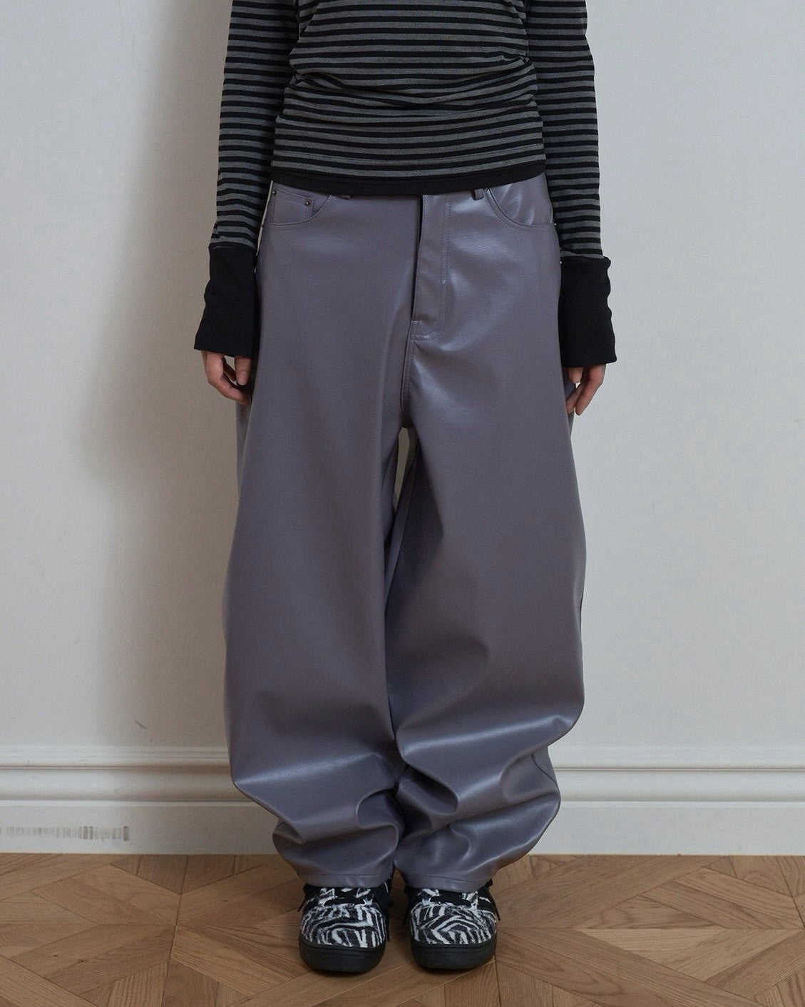 【SETUP-EXE】BACK-STITCH COATED PANTS