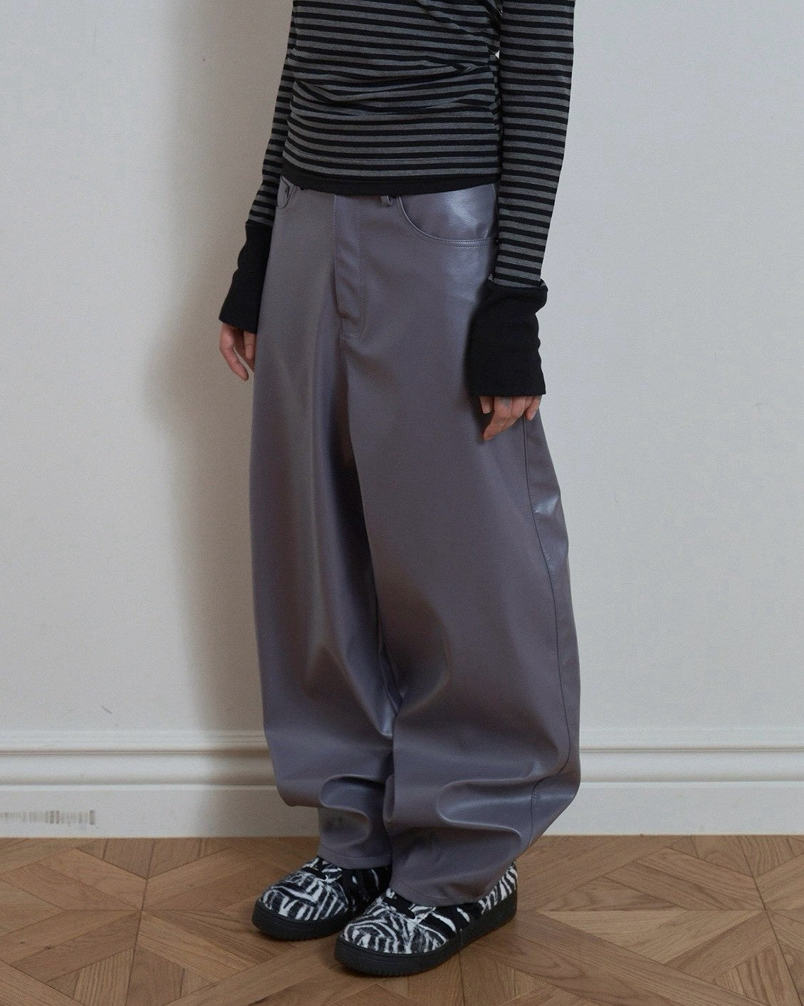 【SETUP-EXE】BACK-STITCH COATED PANTS