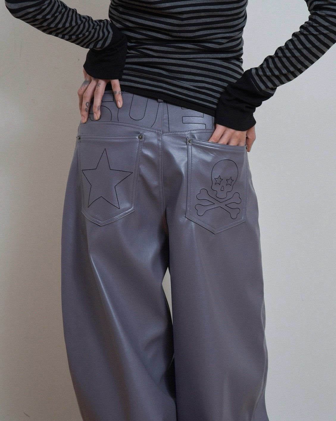 【SETUP-EXE】BACK-STITCH COATED PANTS