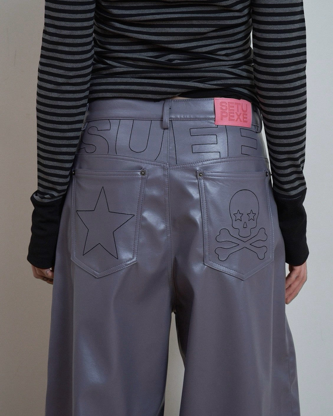 【SETUP-EXE】BACK-STITCH COATED PANTS