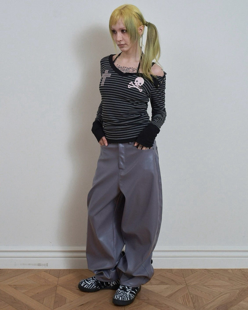 【SETUP-EXE】BACK-STITCH COATED PANTS