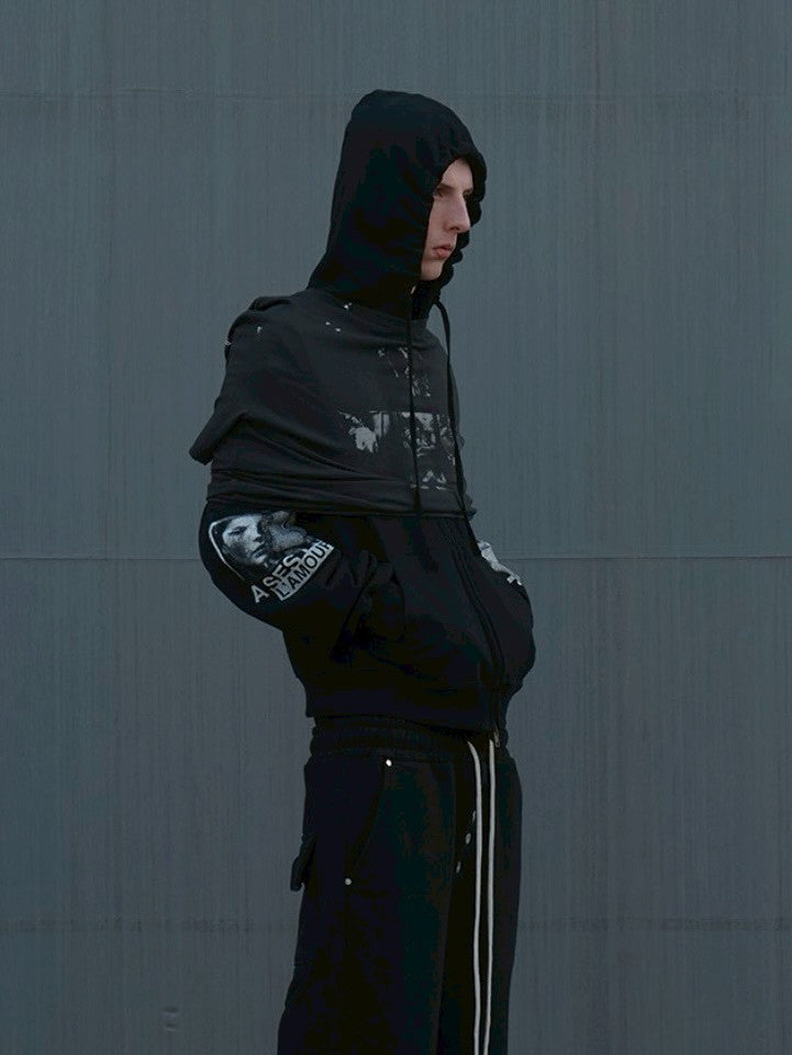 【SUNDAY OFF CLUB】Object Of Desire Zip up Hoodie
