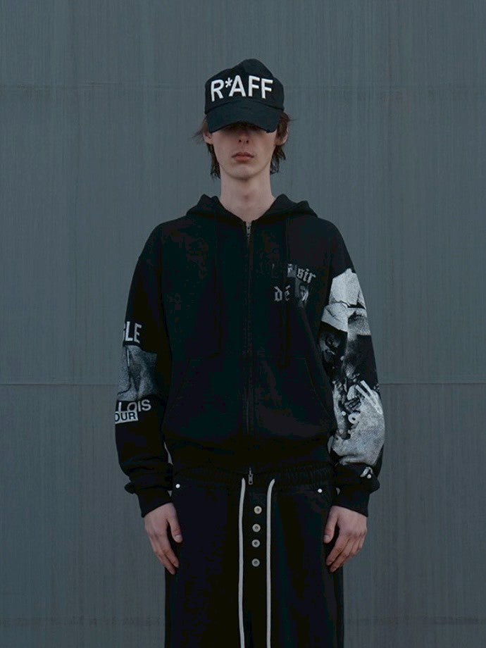 【SUNDAY OFF CLUB】Object Of Desire Zip up Hoodie