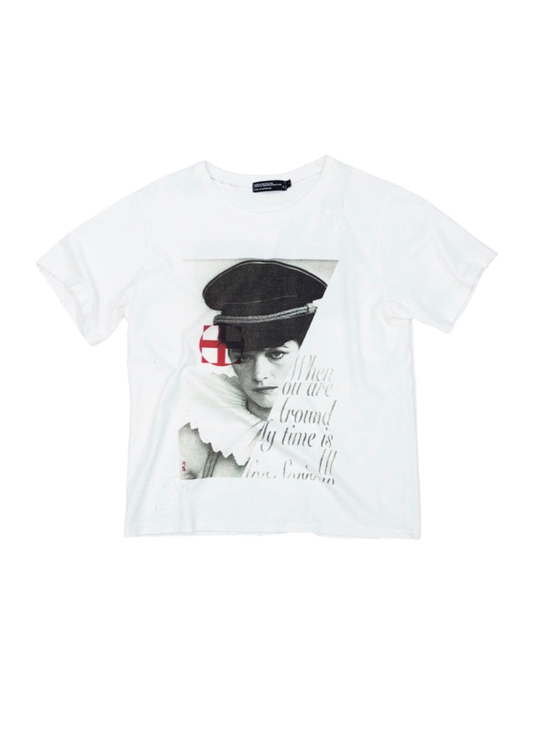 SUNDAY OFF CLUB】The Night Porter Distressed T-Shirt – PRESSING