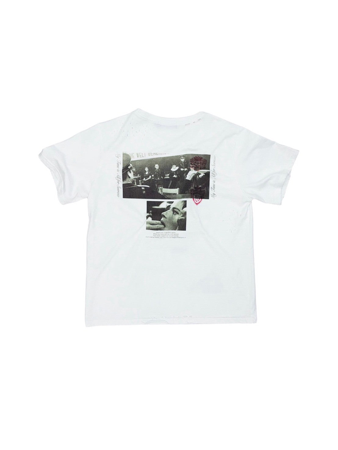 sunday off club tシャツ SUNDAY OFF CLUB】The Night Porter Distressed T-Shirt – PRESSING