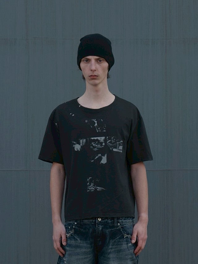【SUNDAY OFF CLUB】Emmanuelle Cropped T-shirt