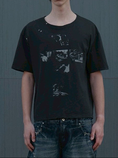 【SUNDAY OFF CLUB】Emmanuelle Cropped T-shirt