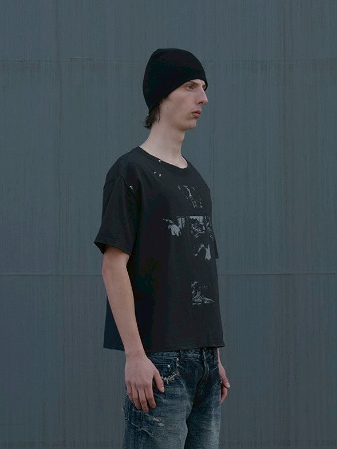 【SUNDAY OFF CLUB】Emmanuelle Cropped T-shirt