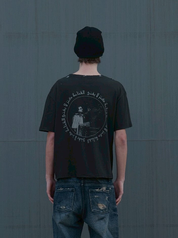 【SUNDAY OFF CLUB】Emmanuelle Cropped T-shirt
