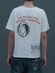 【SUNDAY OFF CLUB】Le Cercle Rouge Rhinestone T-Shirt