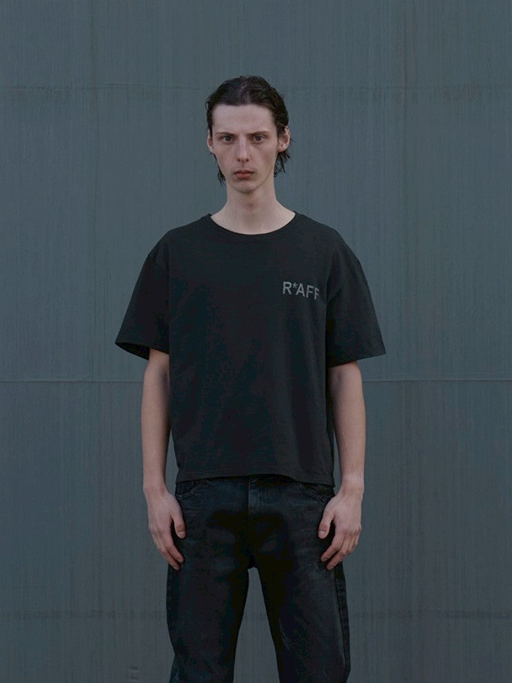 【SUNDAY OFF CLUB】R*AFF Vintage Cropped T-shirt