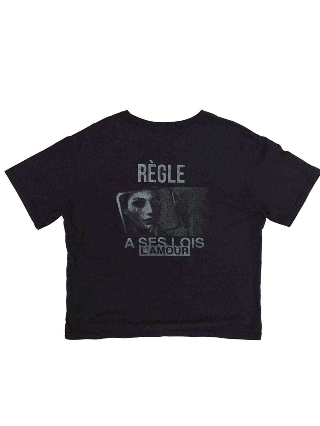 【SUNDAY OFF CLUB】R*AFF Vintage Cropped T-shirt