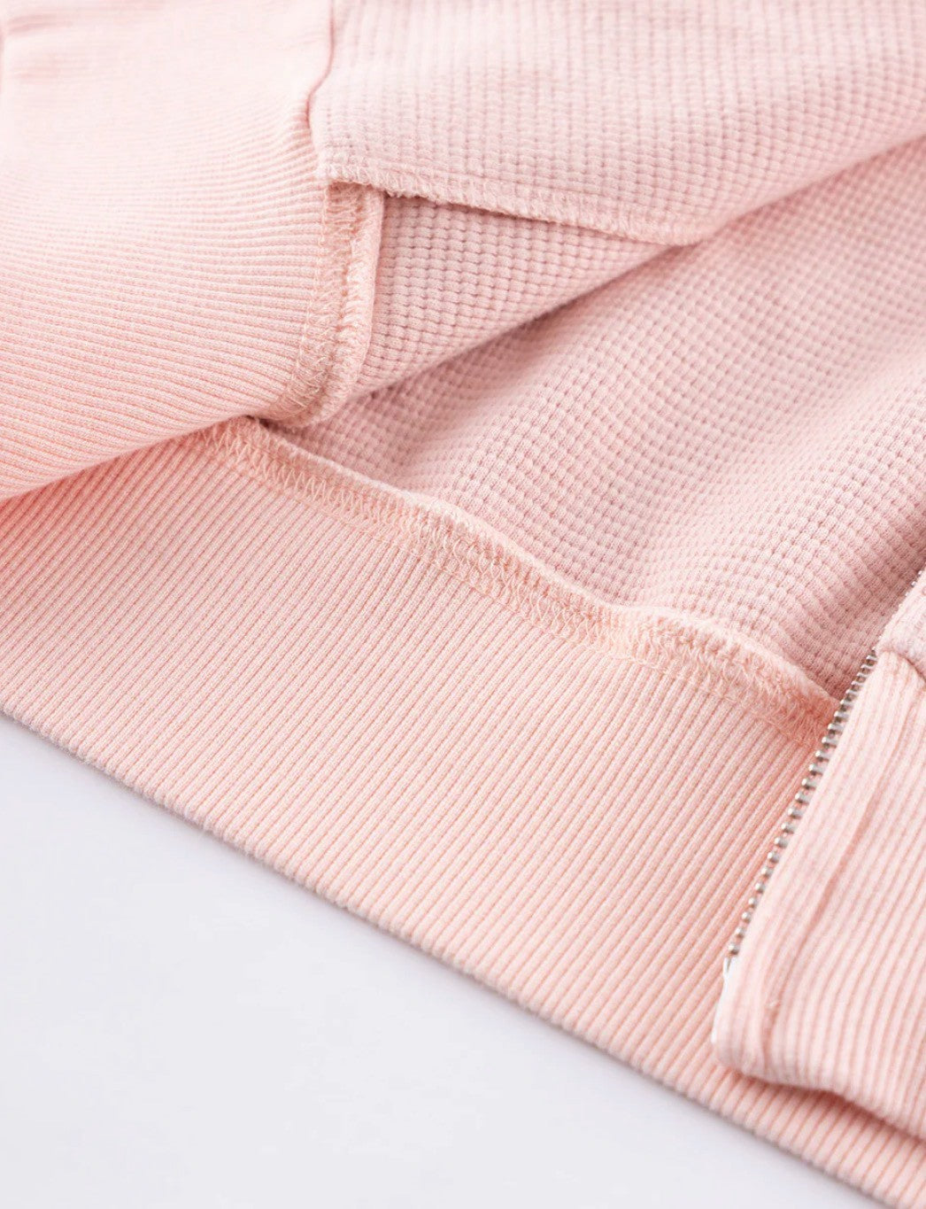 【SUPPLIER】Multiple Cross Leather Patch Thermal Zip Hoodie