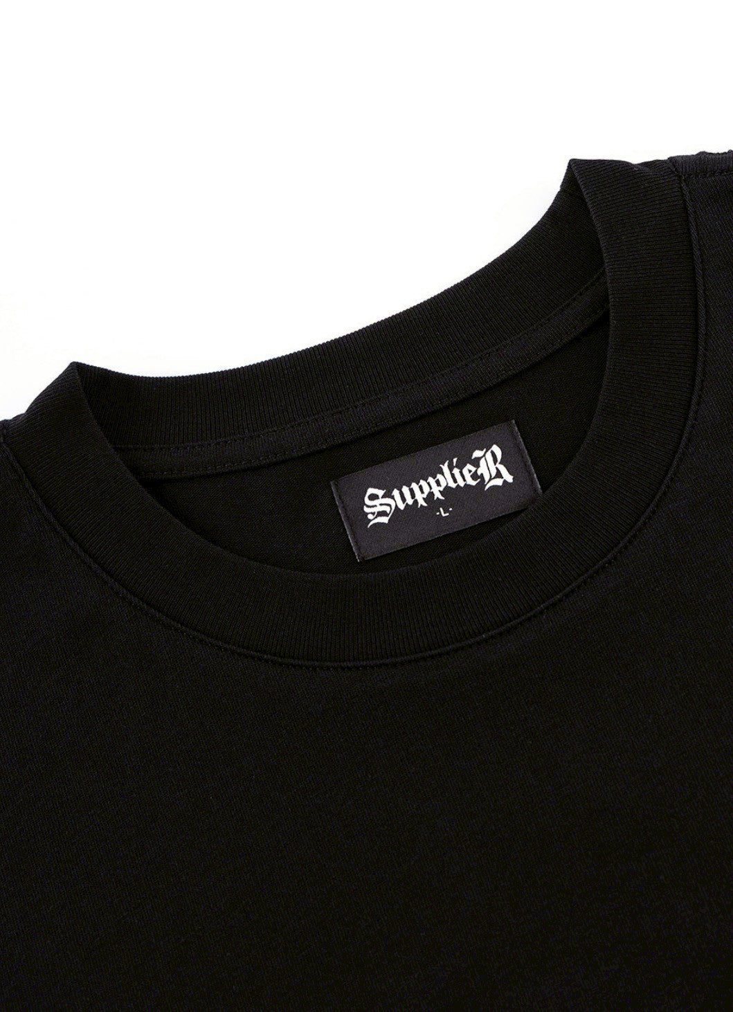 【SUPPLIER】Spray Cross Rhinestone Tee