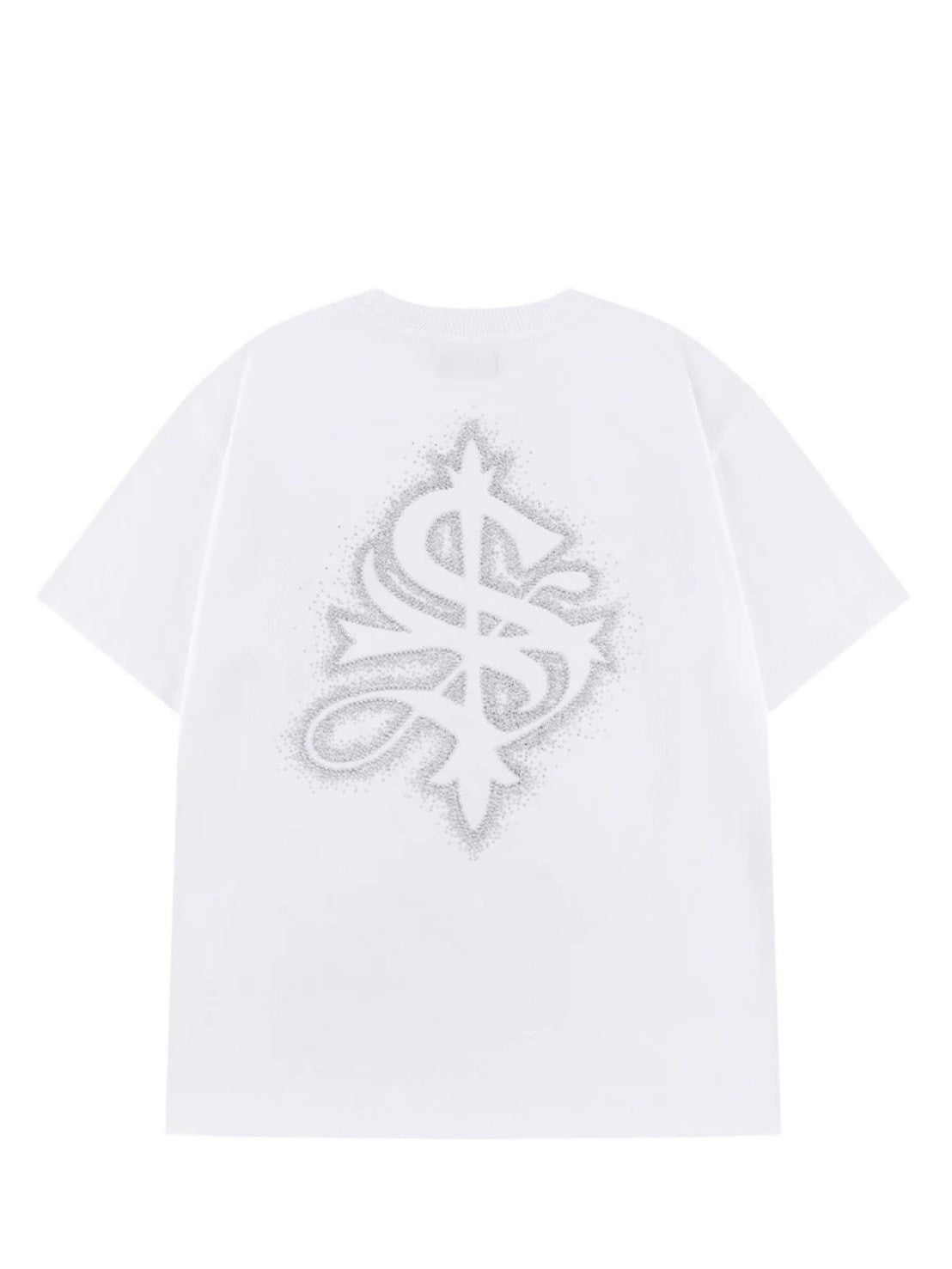 【SUPPLIER】Spray Cross Rhinestone Tee