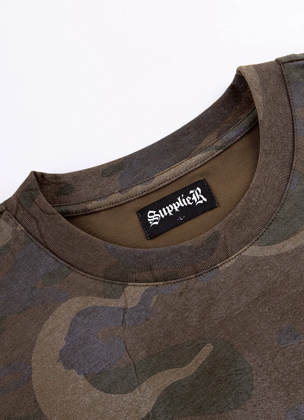 【SUPPLIER】Camouflage Cross Tee