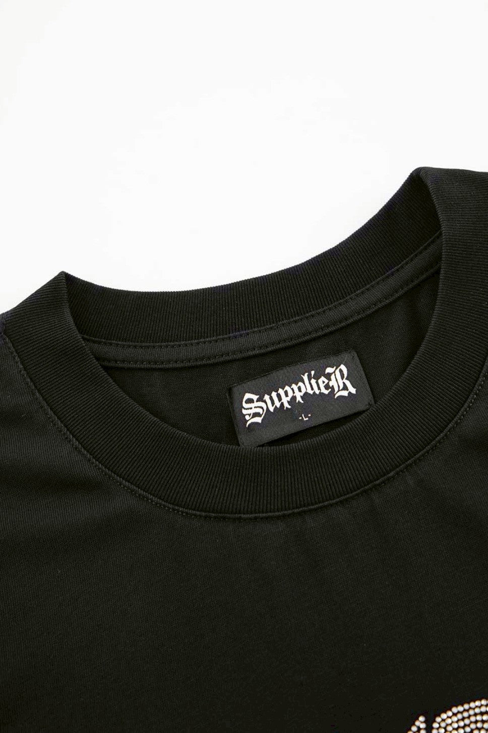 【SUPPLIER】Rhinestone Fire Bones Tee