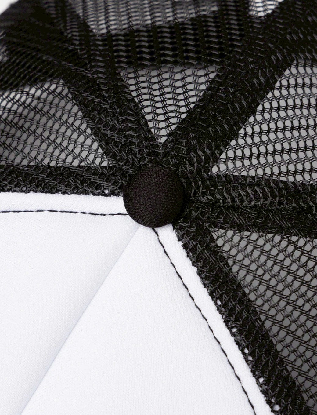 【SUPPLIER】Iron Cross Leather Patch Mesh Cap