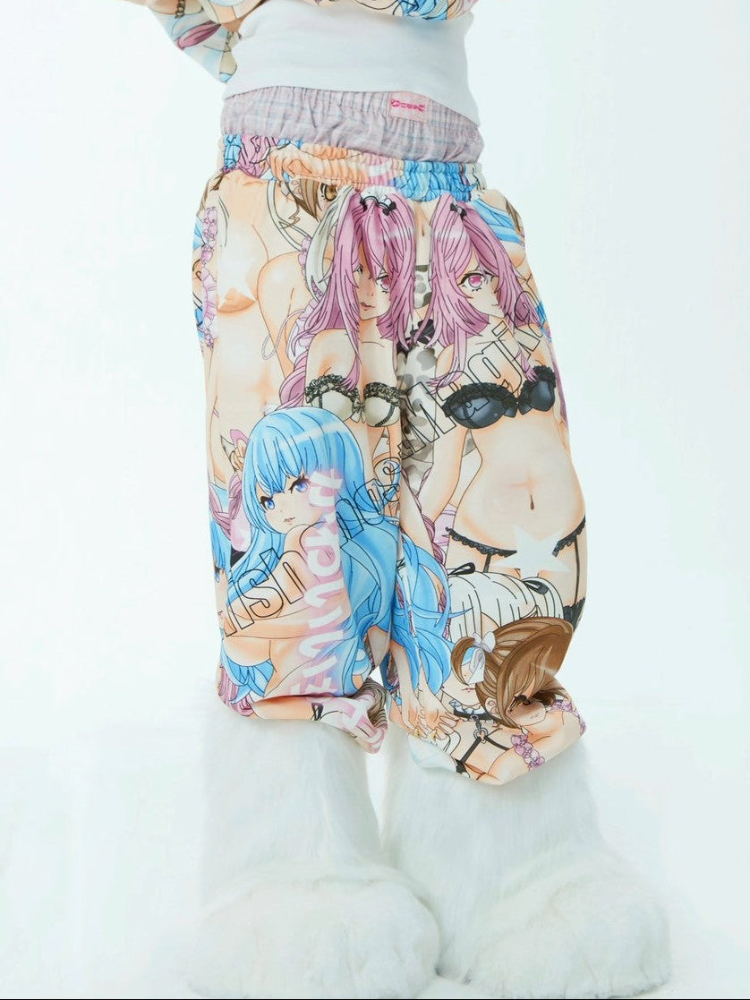 【SelfishGhost】Anime all-over print pants