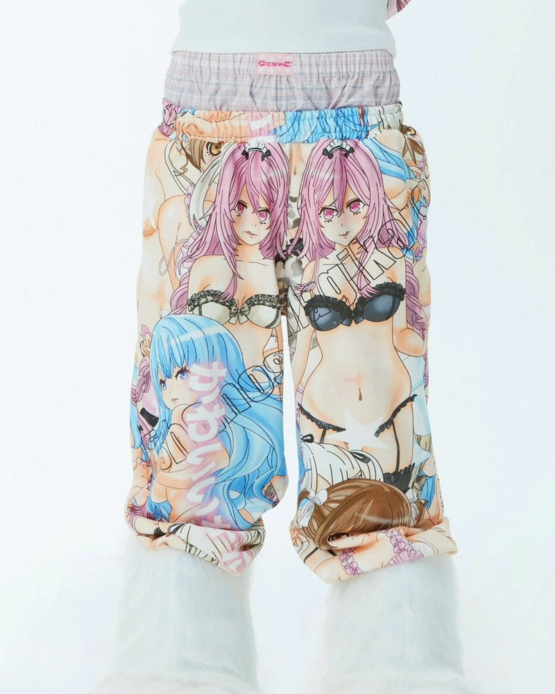 【SelfishGhost】Anime all-over print pants