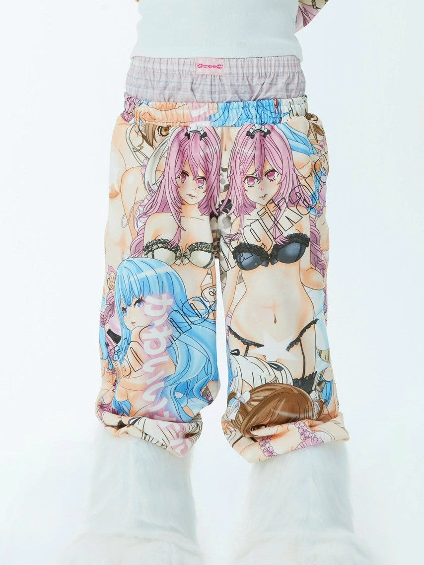 【SelfishGhost】Anime all-over print pants