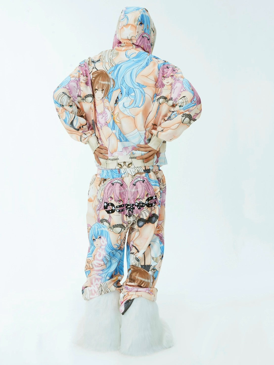 【SelfishGhost】Anime all-over print zip-up