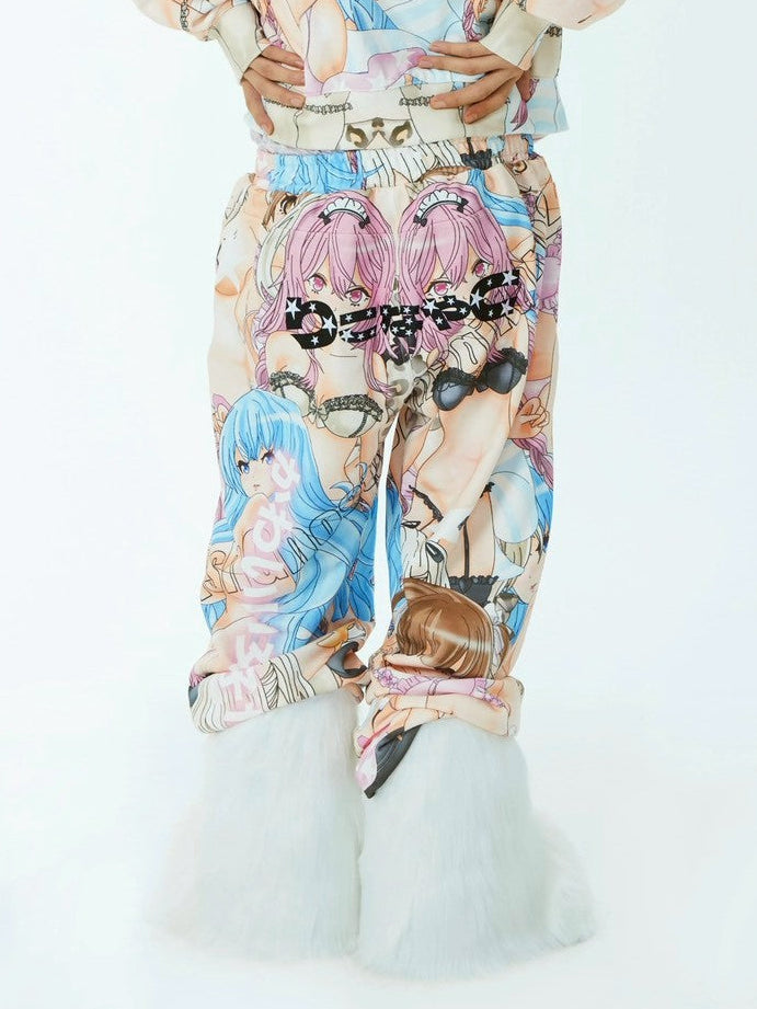 【SelfishGhost】Anime all-over print pants