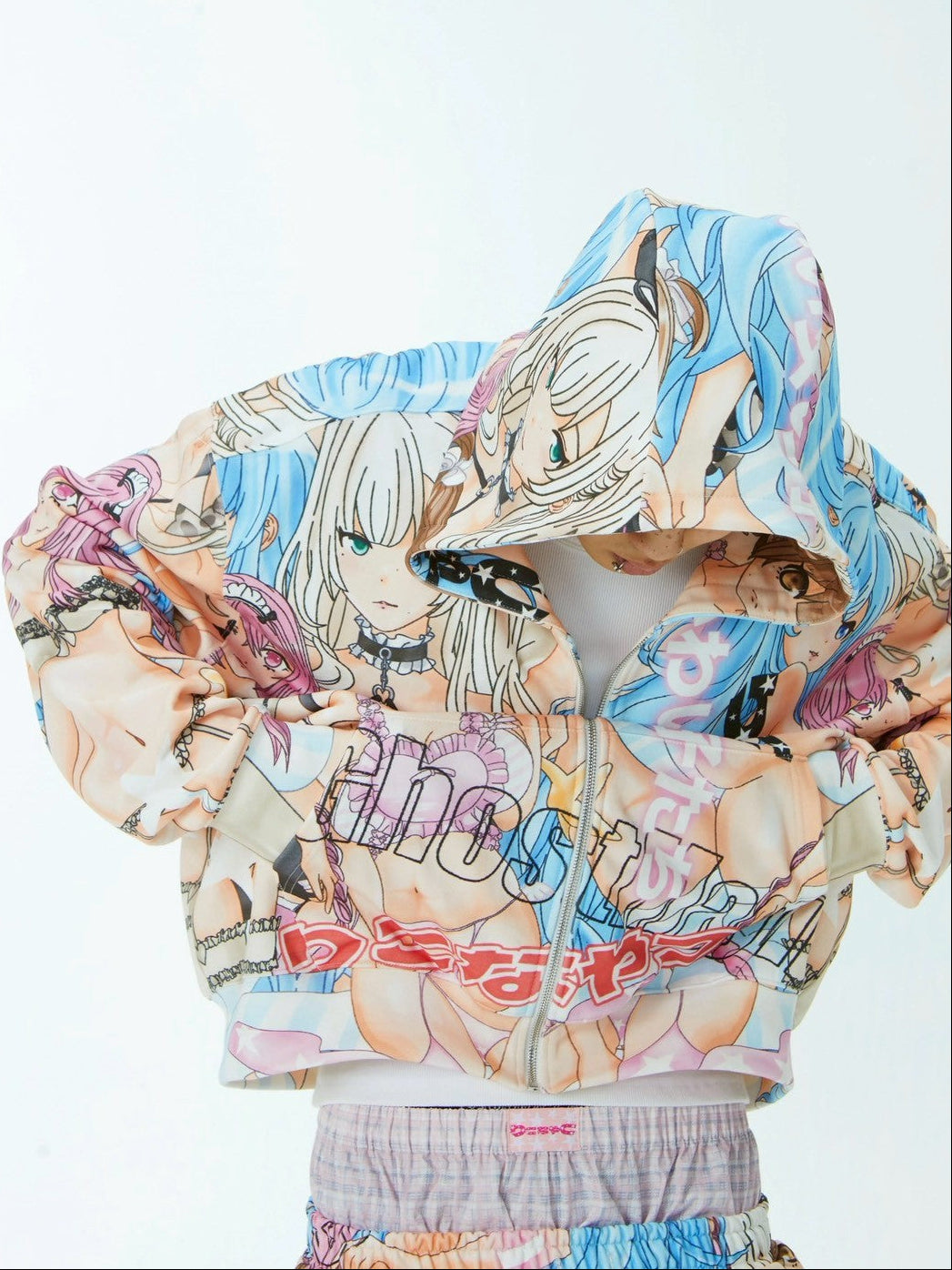 【SelfishGhost】Anime all-over print zip-up