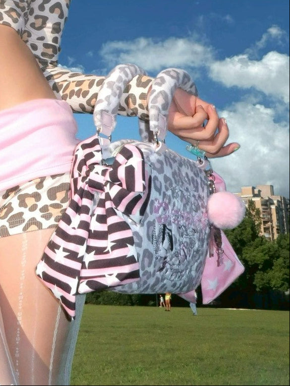 【SelfishGhost】Shibuya style leopard print handbag
