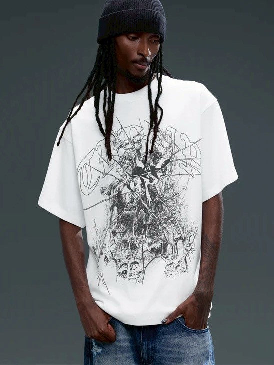 【The Boy Has No Patience】BROKEN RUINS PRINT S/S TEE