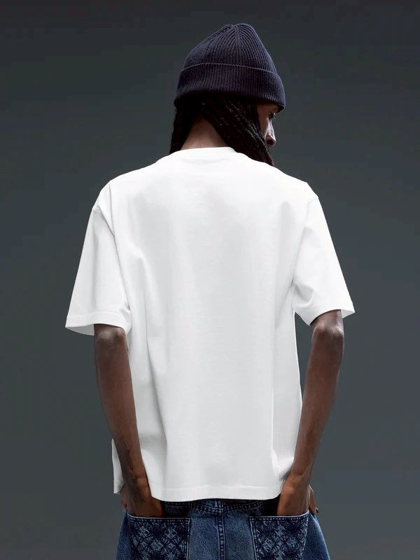 【The Boy Has No Patience】STAR EMBROIDERY PATCH & RHINESTONE S/S TEE
