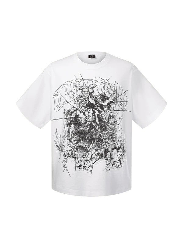 【The Boy Has No Patience】BROKEN RUINS PRINT S/S TEE