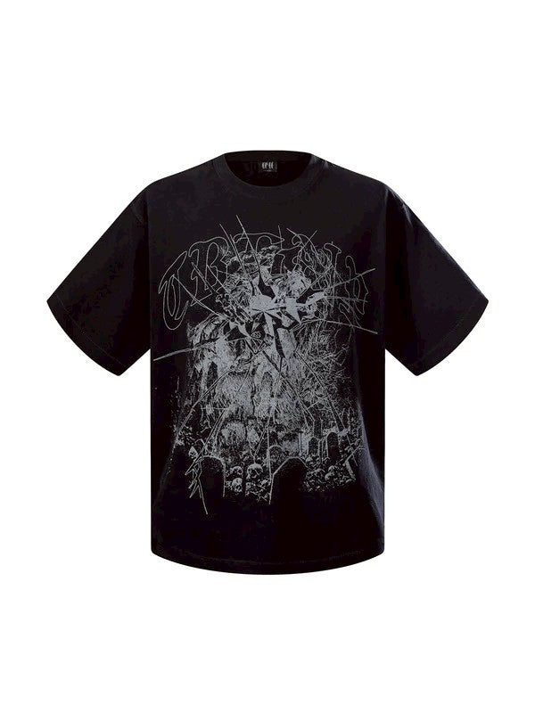 【The Boy Has No Patience】BROKEN RUINS PRINT S/S TEE