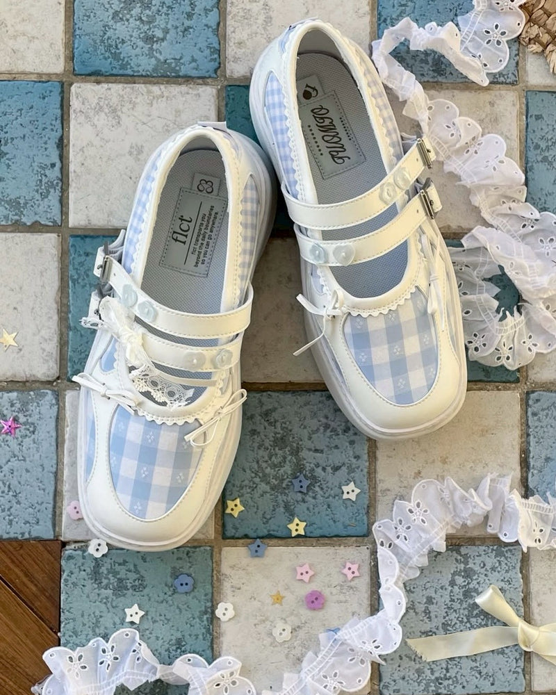 【TUOMIO】MEMENTO PATCHWORK PLATFORM MARYJANE